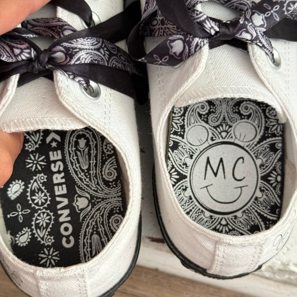 Converse X Miley Cyrus Chuck Taylor All Star Bandana paisley low top womens 6.5 - Picture 9 of 11